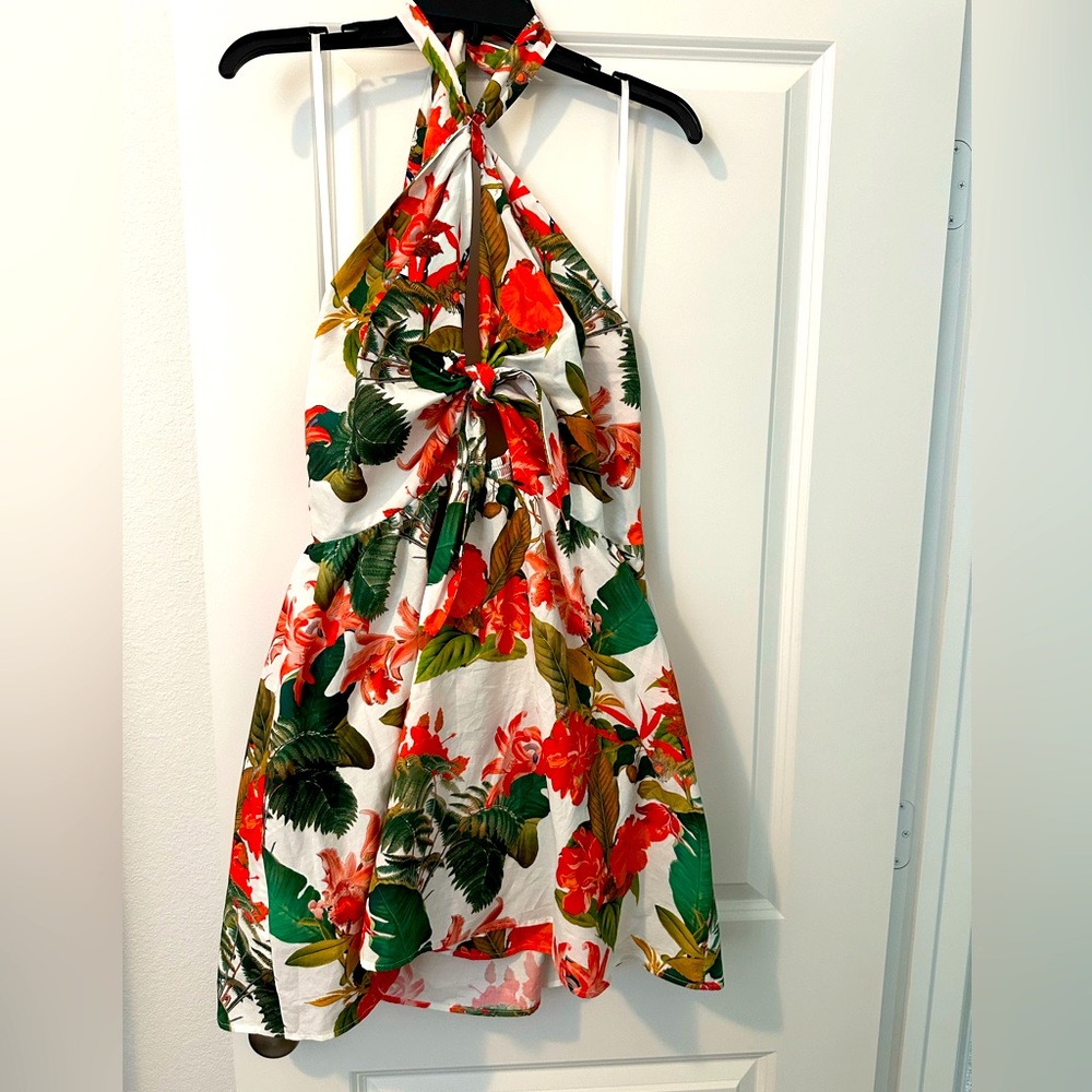 Gianni Binni cut out floral dress 🌺